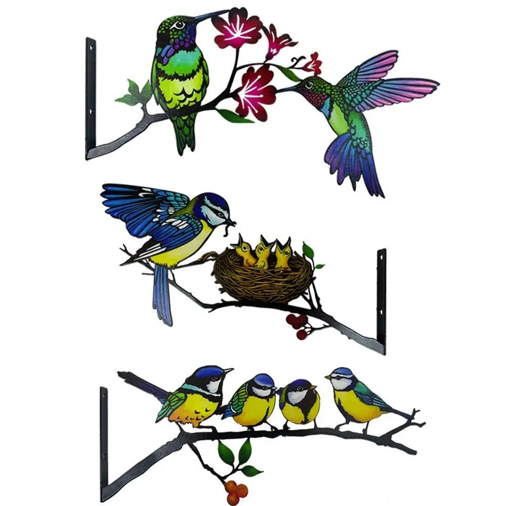 

High Quality Metal Fences Decorations Outdoor Cows Dogs Pigs Birds Animals Inserts Creative Lightweight Garden Decoration