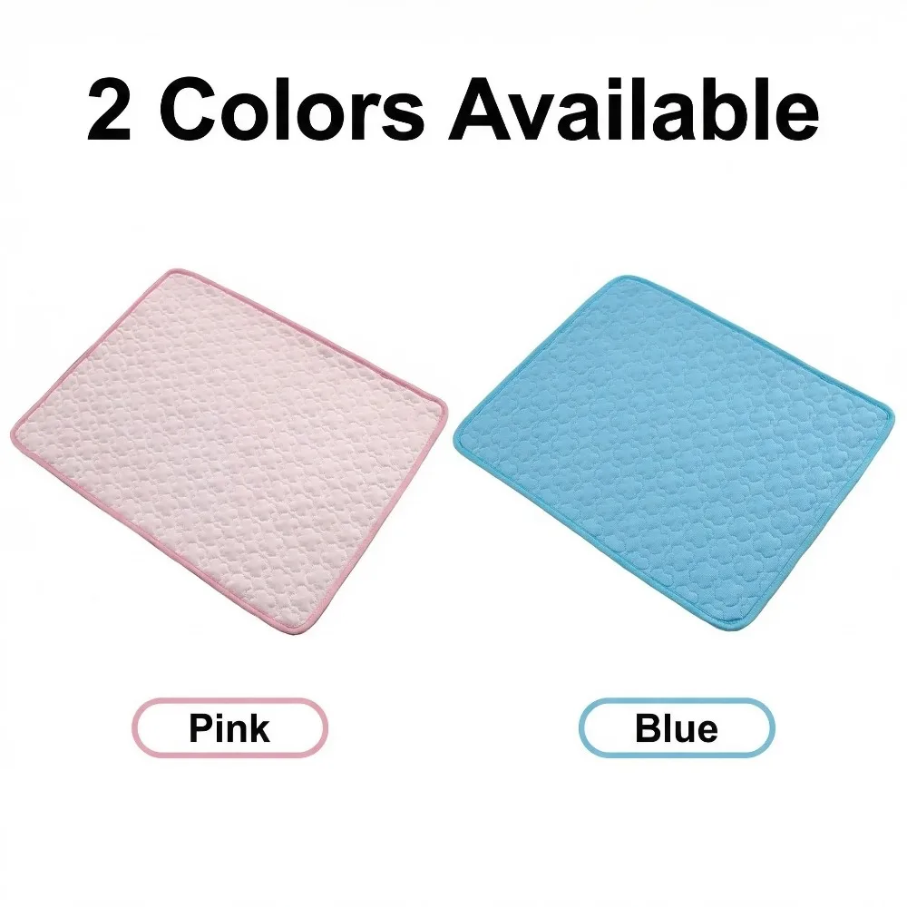 Dog Cooling Pad for Cats Rabbits Medium Large Dog Inner Curved Cool Fiber Pad Anti Slip Washable Outdoor Beds for Pets in Summer