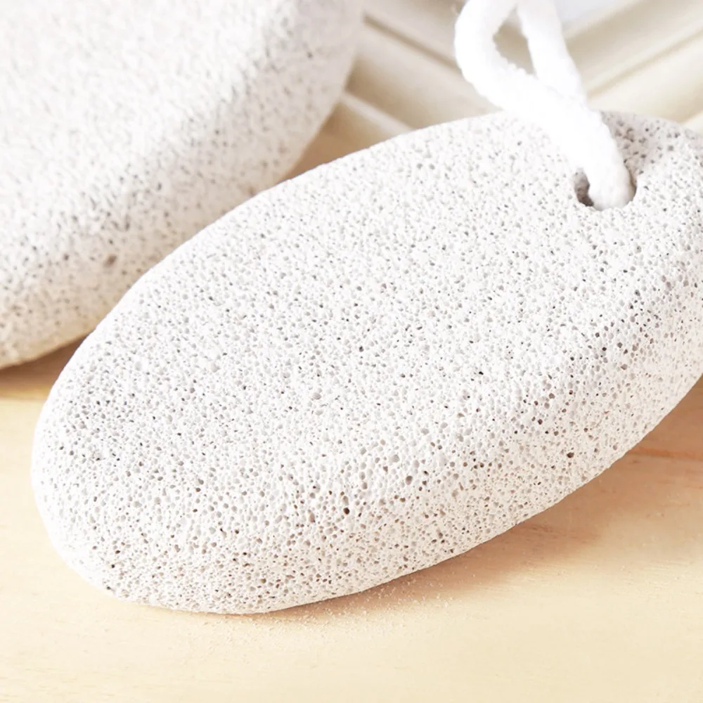 Elliptical Natural Pumice Stone Feet Dead Skin Hard Grinding Foot Stone Exfoliation Tool Accessories Foot Scrubber