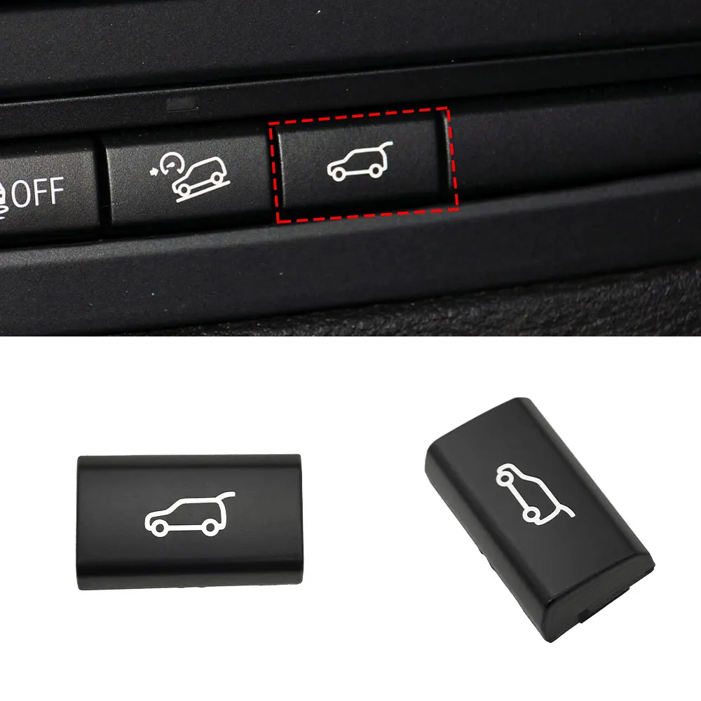 For BMW E70 E71 E72 Car Dashboard Tailgate Rear Trunk Switch Button Cover Cap Accessory Replacement For BMW X5 X6 2007-2014