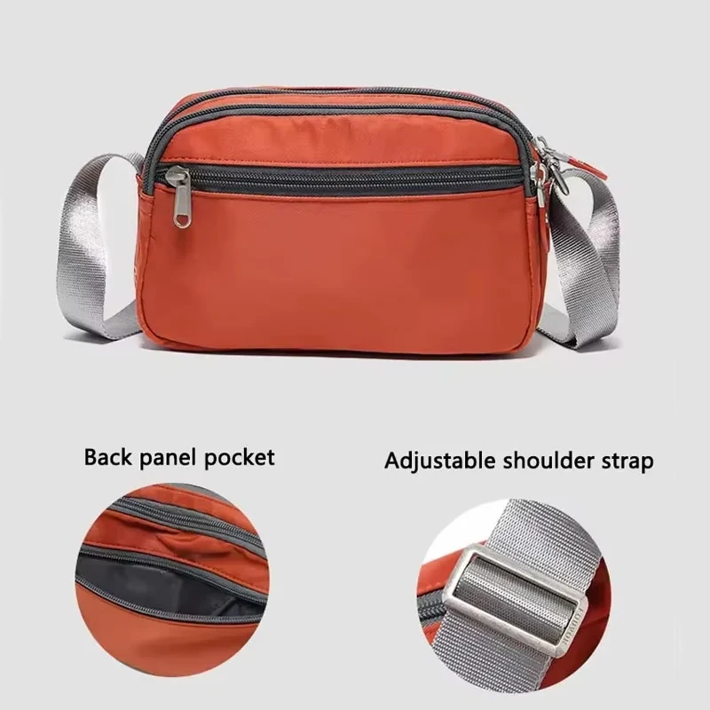 Fouvor damska torba na ramię Trend 2025 nylonowa mała torba typu Crossbody moda sportowa wodoodporna wysokiej klasy torby listonoszki damskie 2587-19 — zdjęcie 5