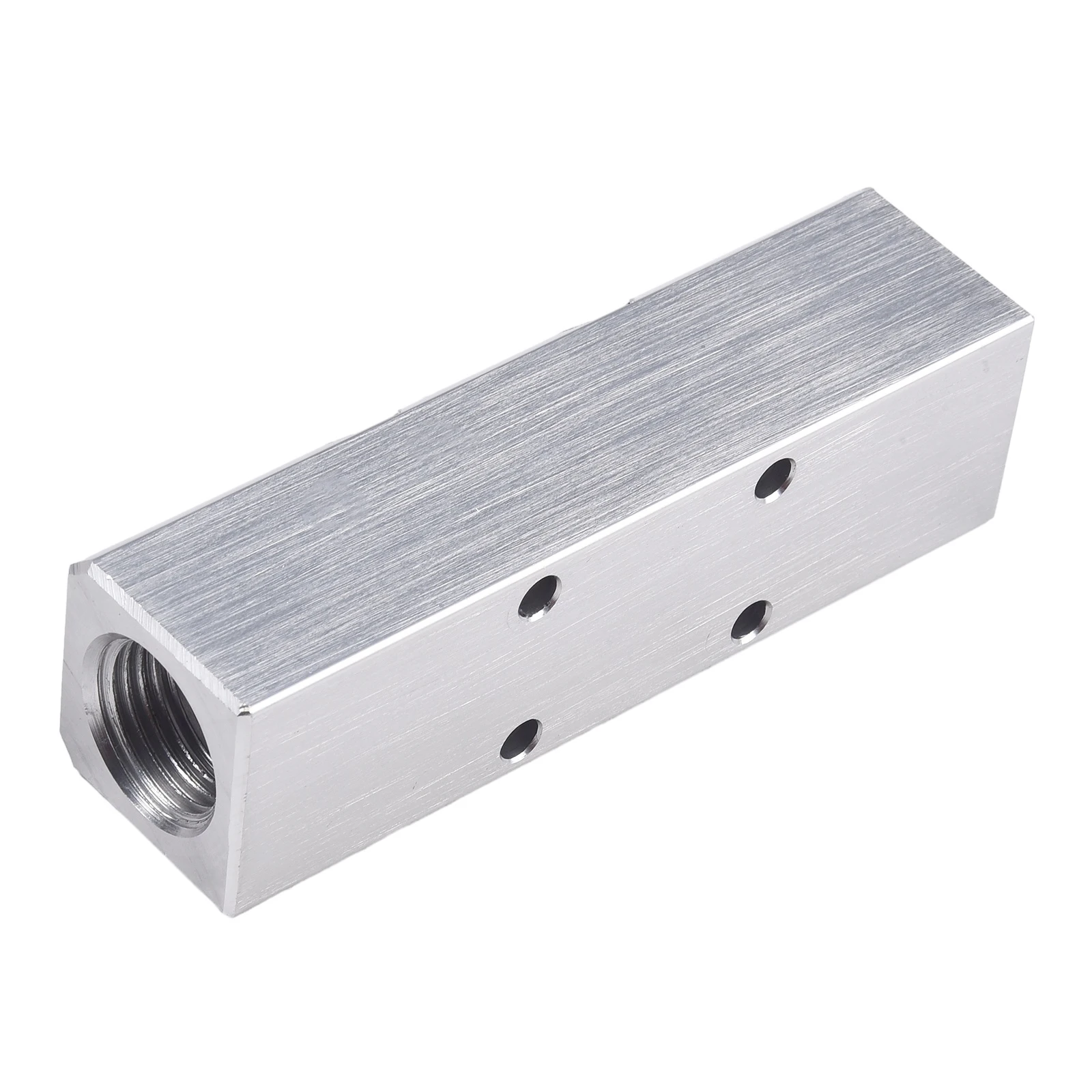 Functional Manifold Blocks Smooth Splitter Threaded Port Aluminum Anti Oxidation Convenient Cylinder Excellent