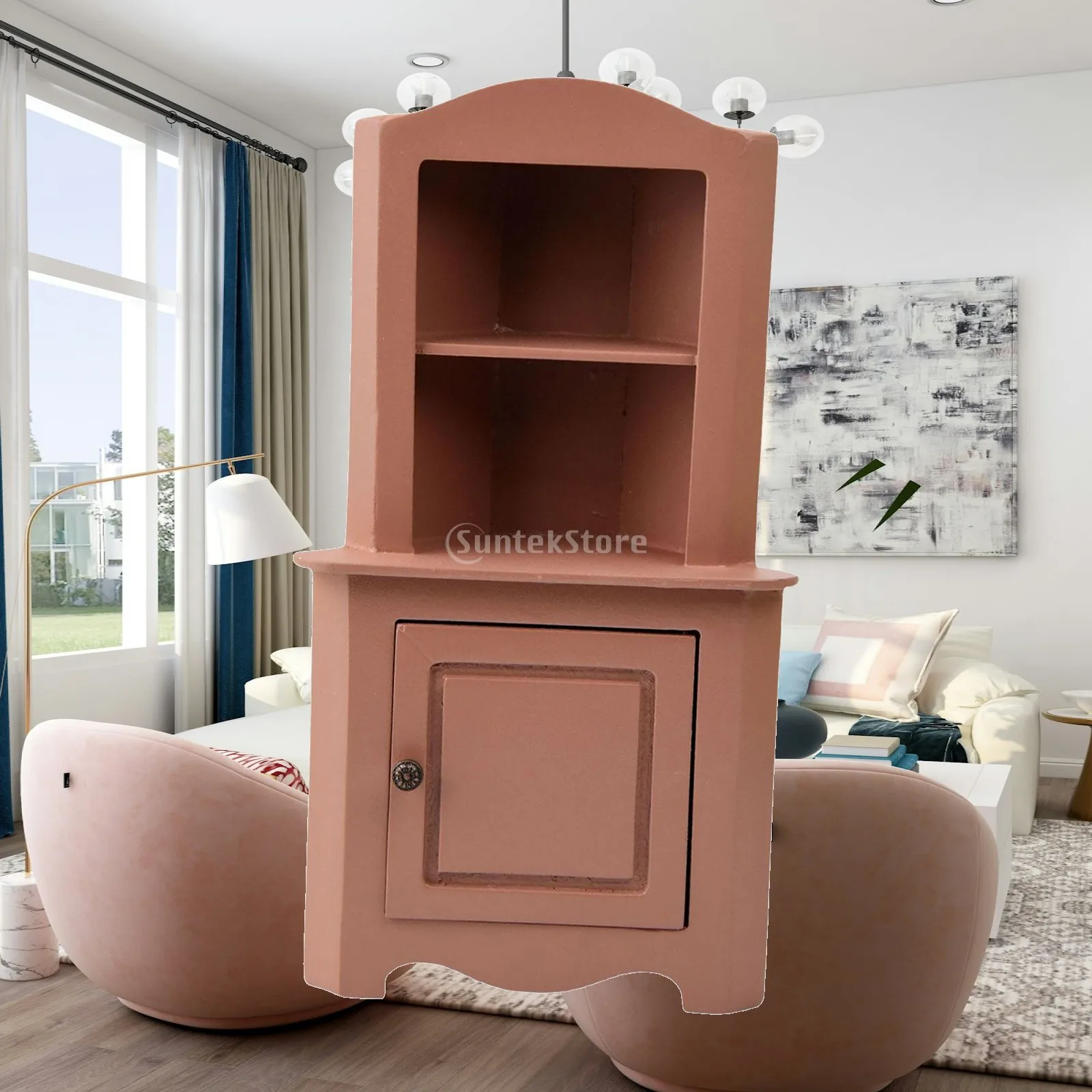 

1/6 Dollhouse Cabinet, Doll Accessories Decoration, Mini Model Simulation Accessories Toy for Bedroom, Living Room Ornaments