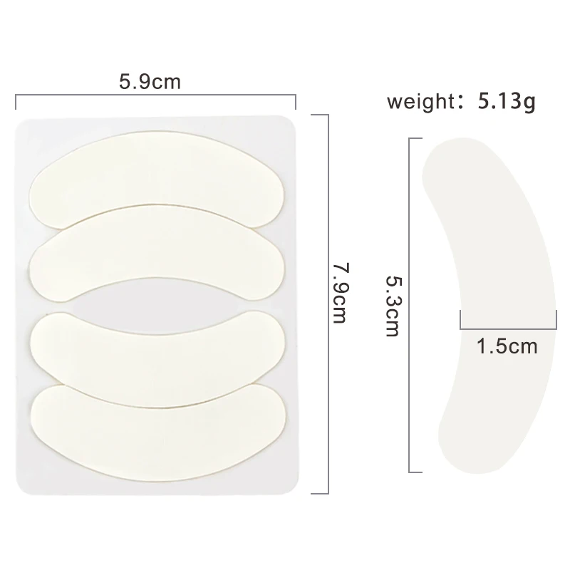 1/3/15/20/25/40/50 Packs Top Quality 3D Silicone Eye Pad Lash Extension Patch Under Eyelash Stickers Lashes Lifting Shield Pads
