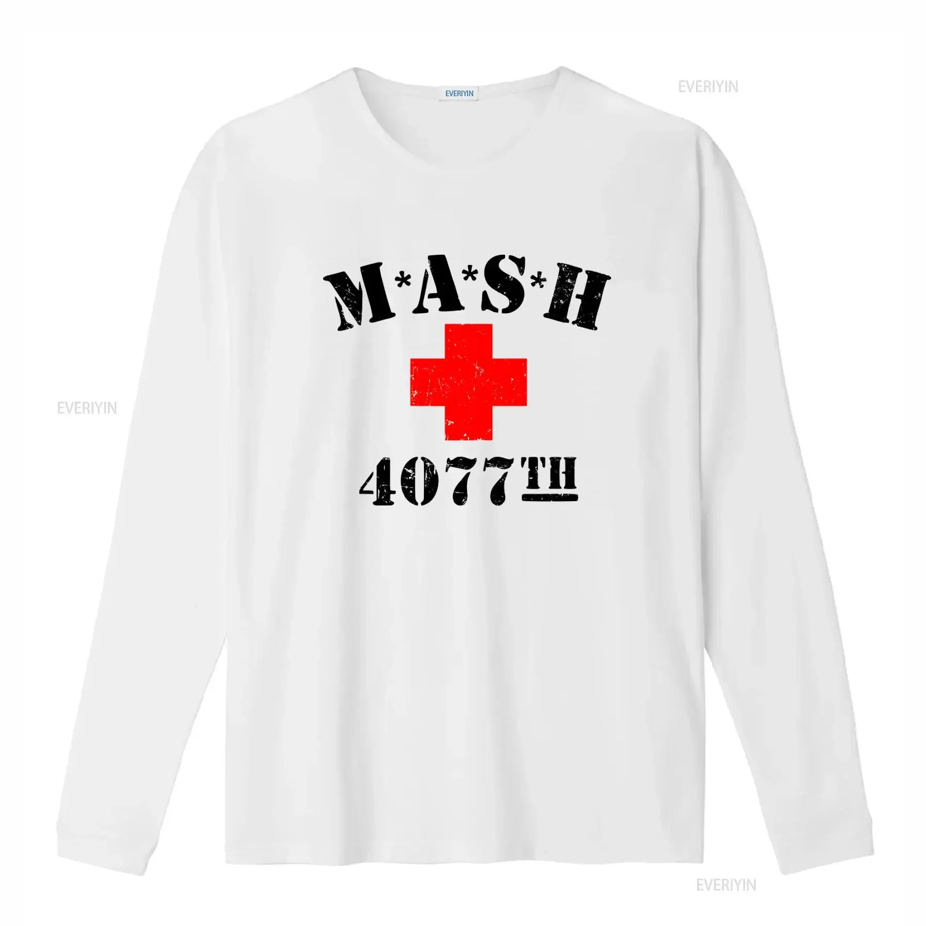 Mash 4077th 70s Tv Series Show USA Comedy Funny Cool T Shirt M205 vintage Washed Unisex homme Stylish Top For Everyday Wear