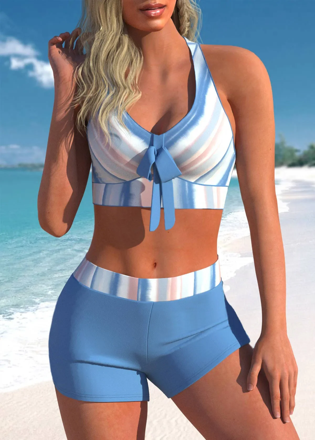 2023 Nieuwe Dames Tweedelige Bikini Sexy Strand Badmode Mode Bikini Set Dames Zomer Mode Zwembikini Badkleding