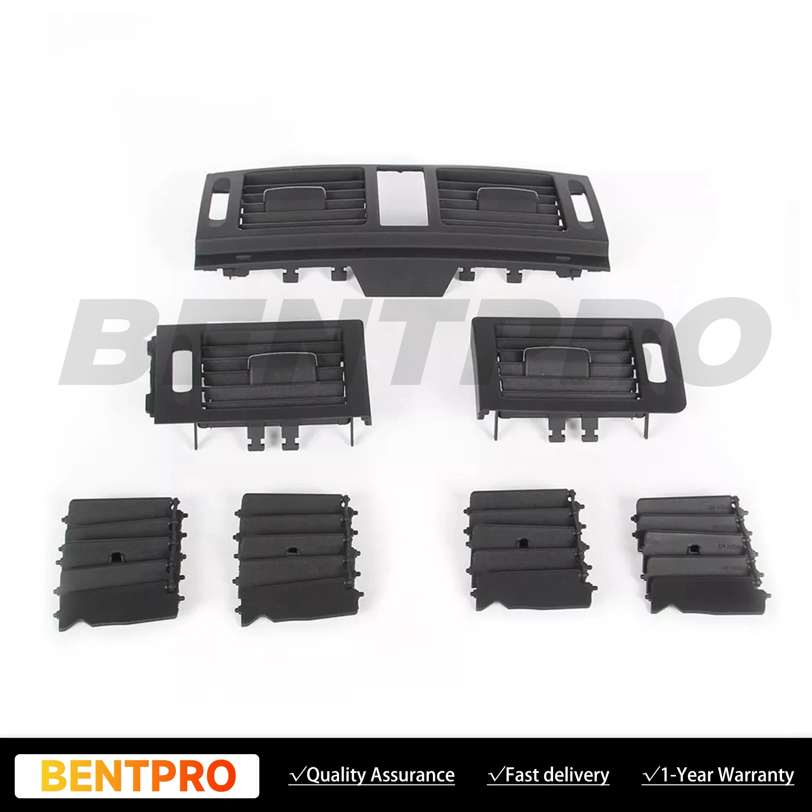 

3Pcs Dashboard AC Air Vent Kit Fit For Mercedes Benz C180 C200 C300 2007--2014 2048300754 2048300854 2048304054