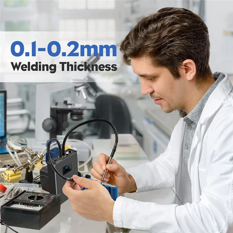 

Spot Welder Spot Welder Machine Spot Welding Equipment 30 Gear With LCD Screen, Energy Storage 5000Mah For 18650 Battery