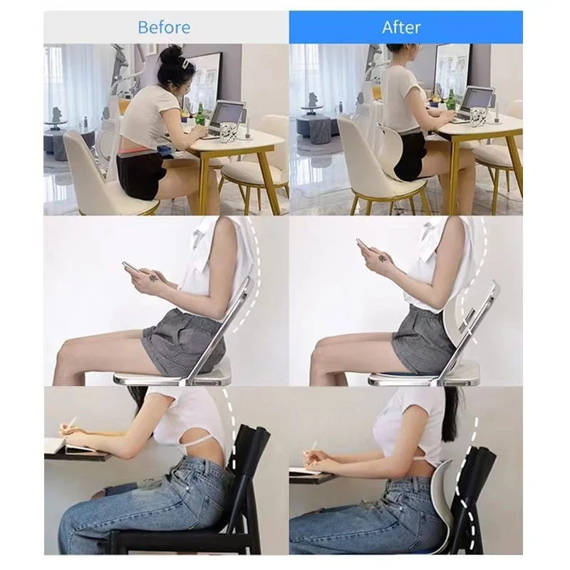 Car Seat Cushion Chair Waist Cushion Sitting Chair Correction Sitting Posture Sedentary Office Waist Cushion