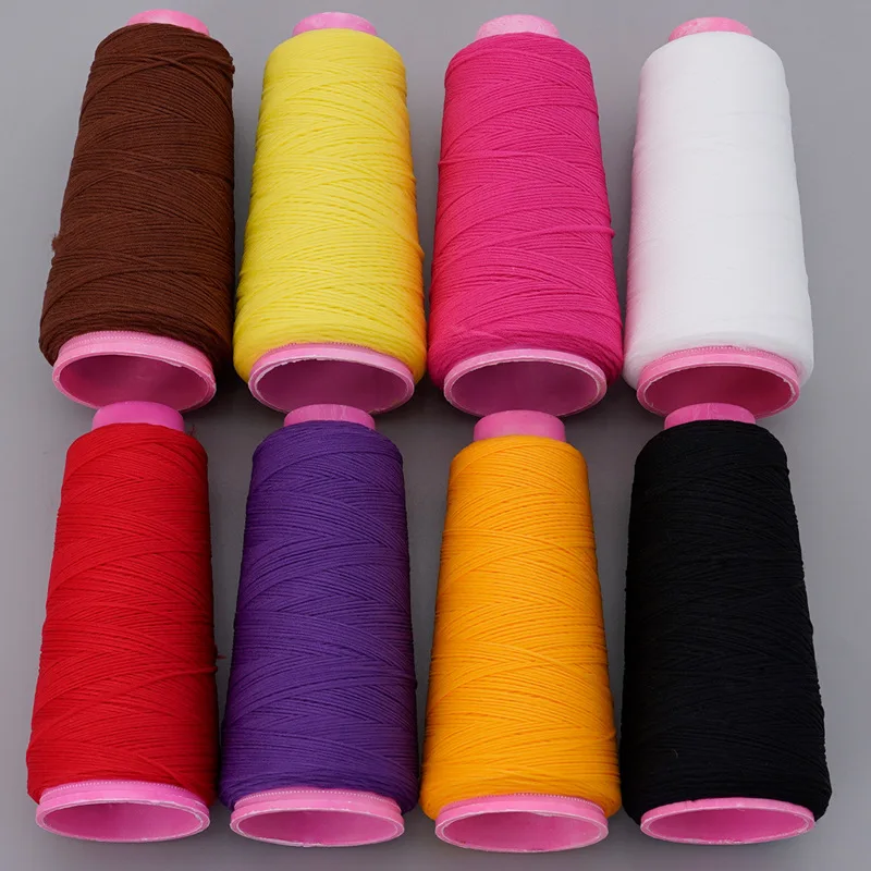 300 yards High Stretch Sewing Thread Elastic Fabric Knitted Underwear Hemming Sewing Machine Thread Dense Copy Edge Thread 300D