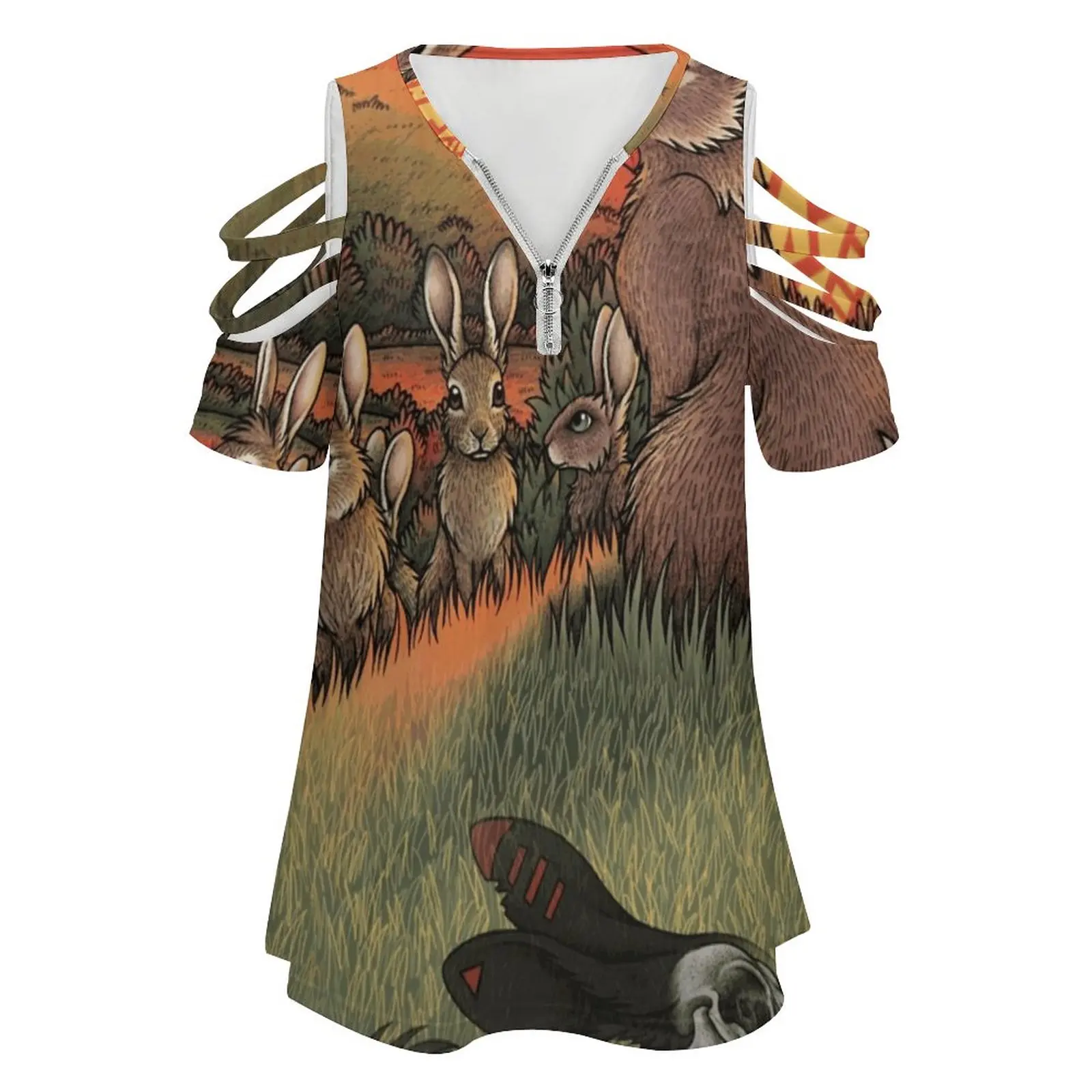 Watership Down Woman's T-Shirt Spring And Summer Printed T Shirts Various styles T-shirts Watership Down Richard Adams Book