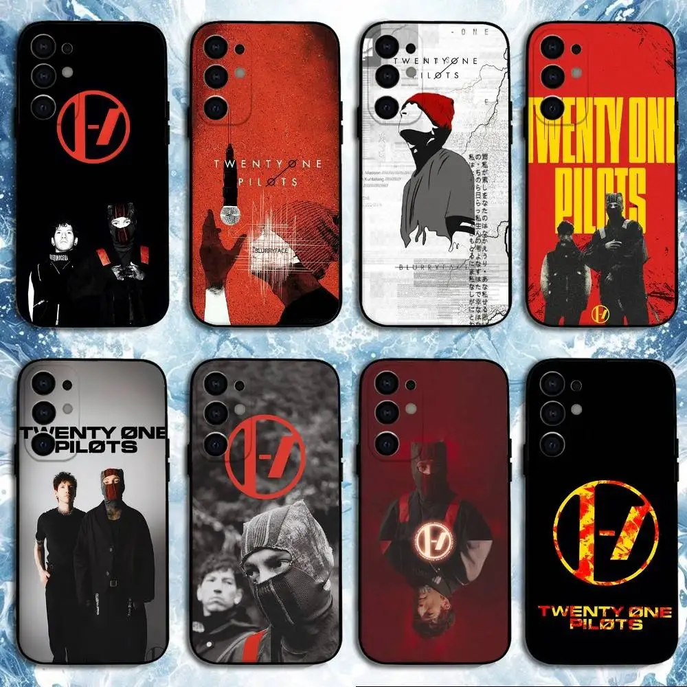 

MUSIC Twenty One P-Pilots Phone Case For Samsung S25,S24,S23,S22,S21,S20,Plus,Fe,Lite,Others Black Cover