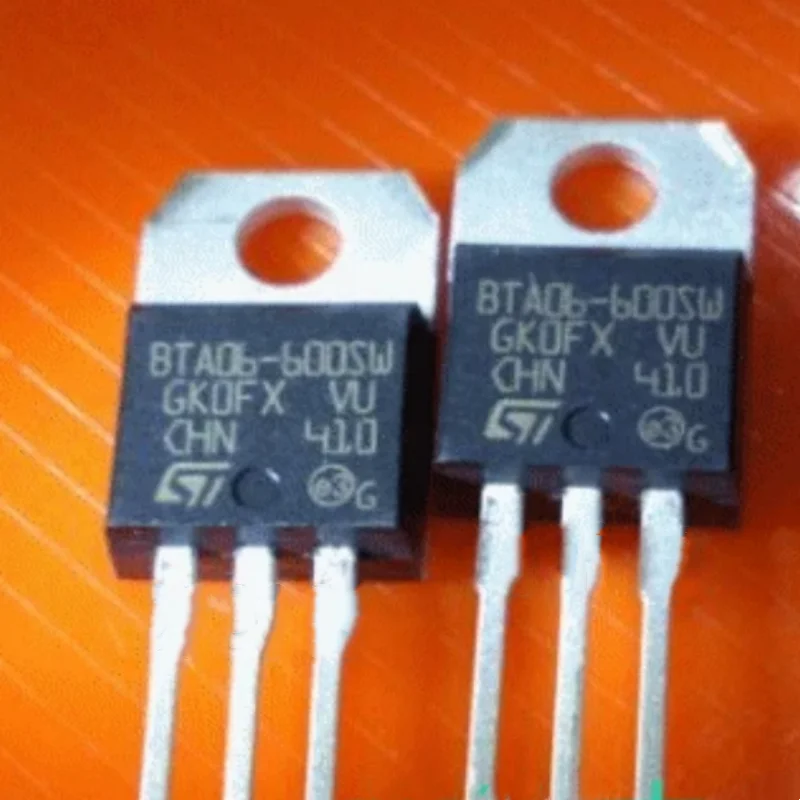 10PCS/BTA06-600SWRG BTA06-600SW TO-220AB Original genuine goods in stock
