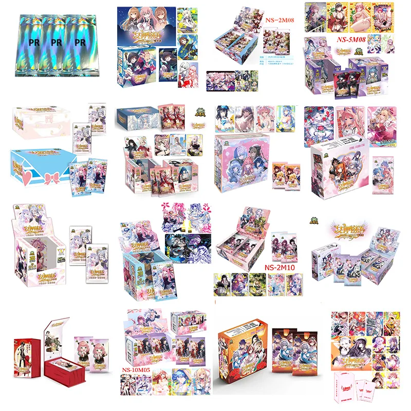 Goddess Story Collection Cards Anime Game Booster Box Multiple Types of Goddess Cards NS-2M04 Doujin Toy Hobbies Gift For Kids