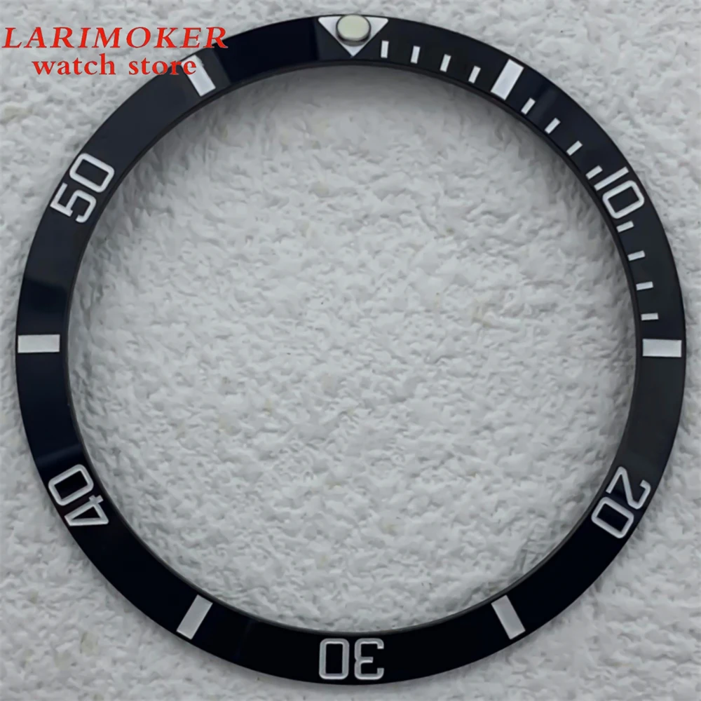 External diameter 34mm/35.5mm/38mm watch accessories ring mouth ceramic/magnesium aluminum luminous bezel for 36/38/40mm case