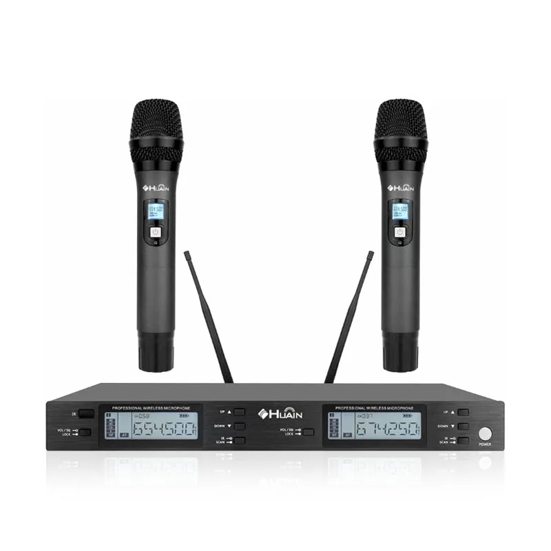 Professional Dynamic Mic Handheld Conference Karaoke Wireless Microphone Set For Singing Suitable for meeting rooms and offices