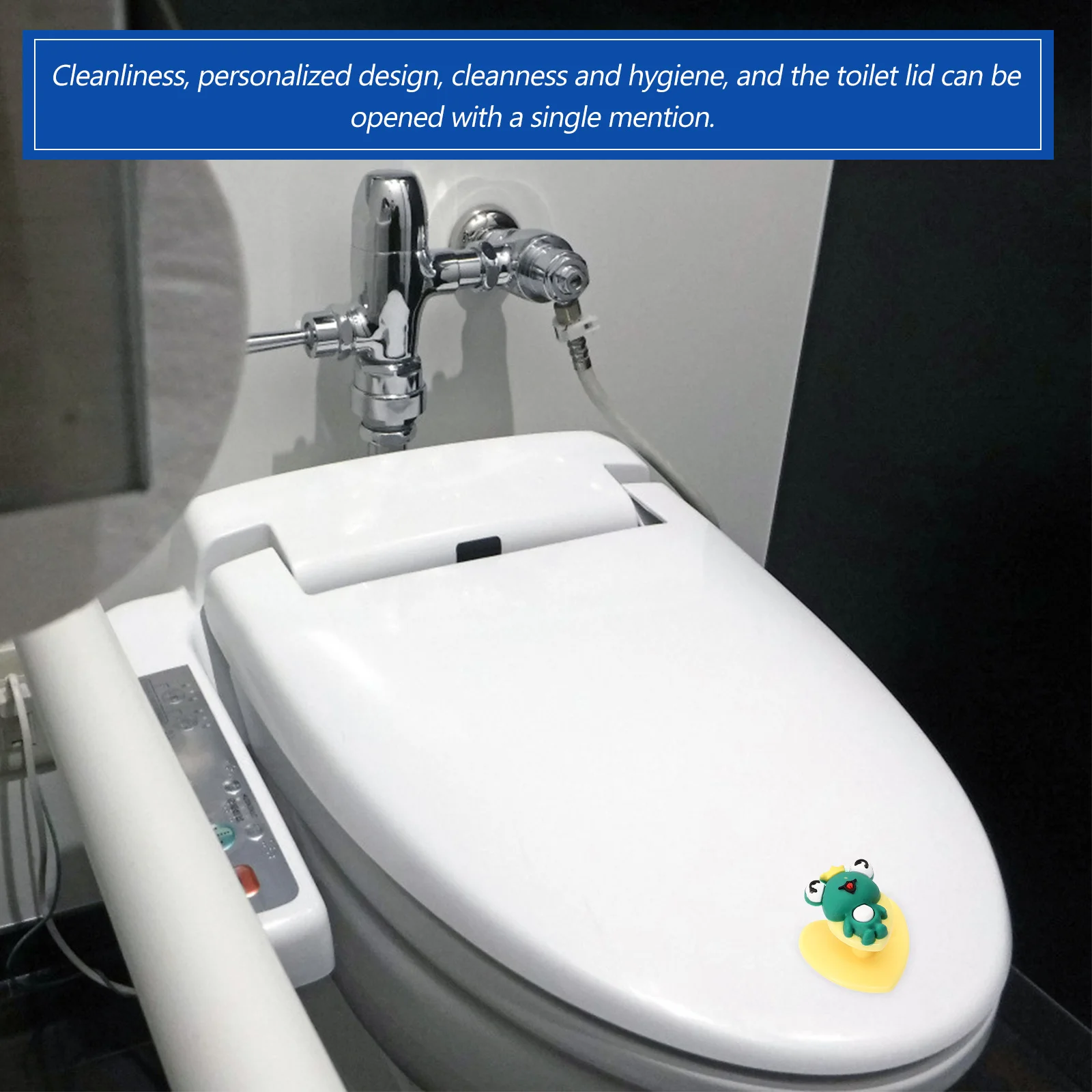 

5Pcs Creative Toilet Lid Lifters Multifunctional Durable Handles for Home Hotel Dorm Toilet Seat Cover Accessories Self-Adhesive