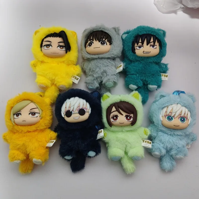 

Новая глухая коробка Jujutsu Kaisen, плюшевая игрушка, виниловая кукла, сумка, подвеска, милый кавайный аниме, коллекционный подарок-сюрприз, украшение автомобиля