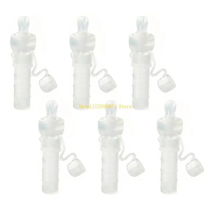 6 قطعة مجمع اللبأ أنبوب تخزين حليب الرضاعة الطبيعية 5 مللي جمع حليب الثدي للتعبير قبل الولادة وبعد الولادة J0MF #4