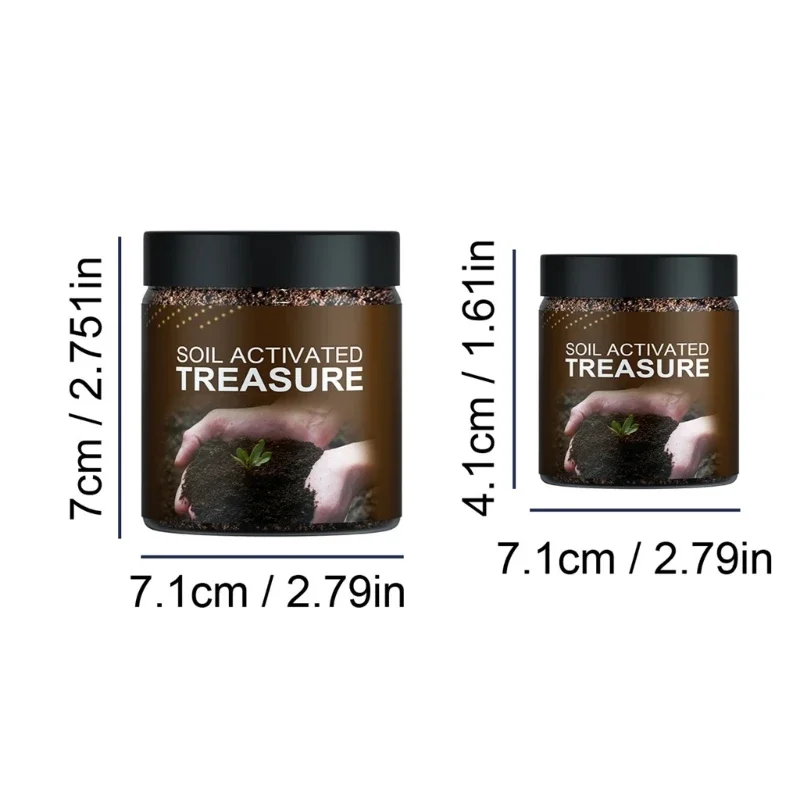 100/200g Soil Activated Treasure Soil Activators Potting Soil Seedling Compost for Garden Plant Rooting Landscaping