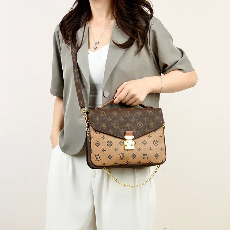 

New Fashion Crossbody Bag Outdoor Leisure Portable Handbag Luxury Vintage Design Chain Strap Shoulder Bag