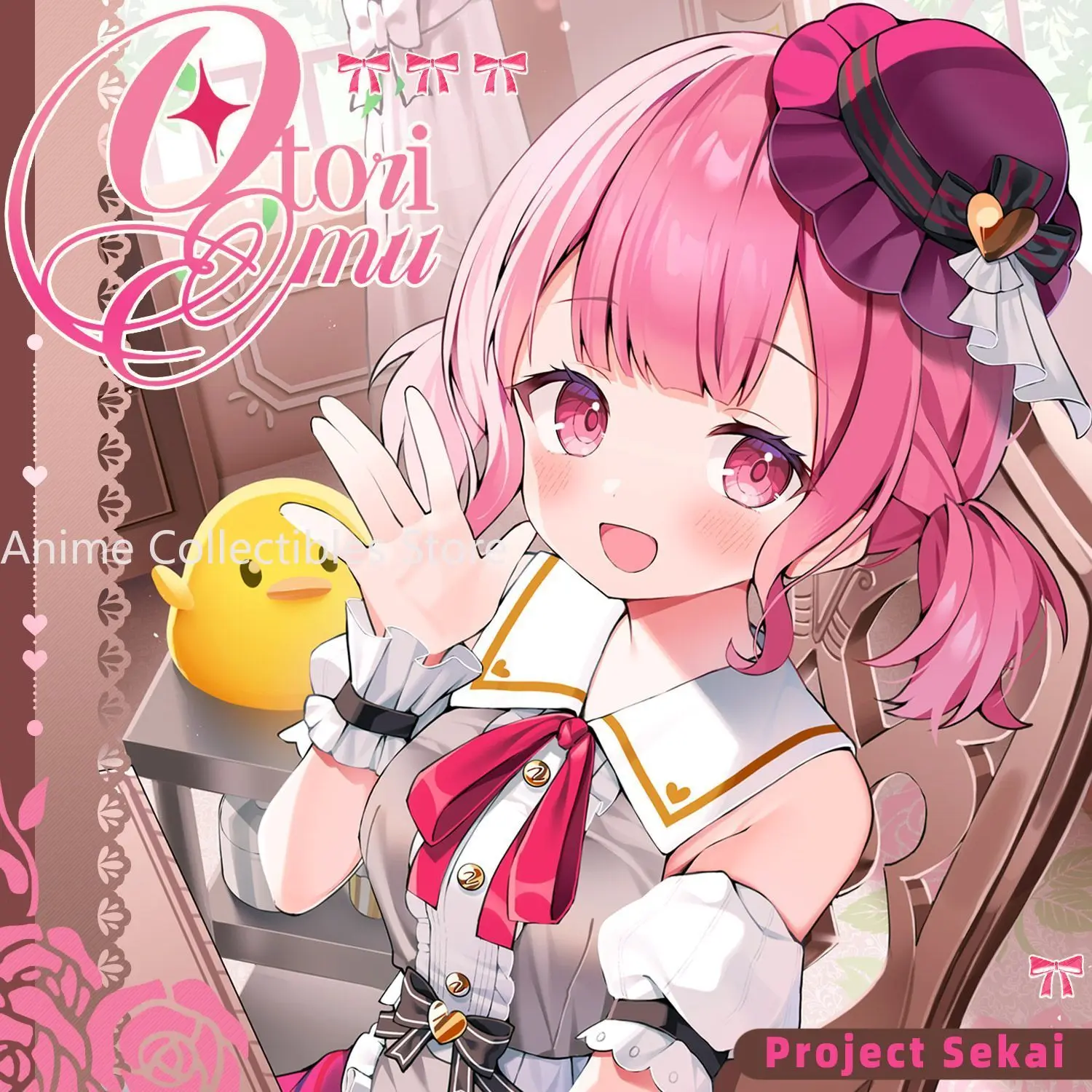 

Anime Project Sekai Otori Emu Acrylic Stand Ornaments Brooch Cartoon Figure Badges Colored Paper Small Card Collection Gift