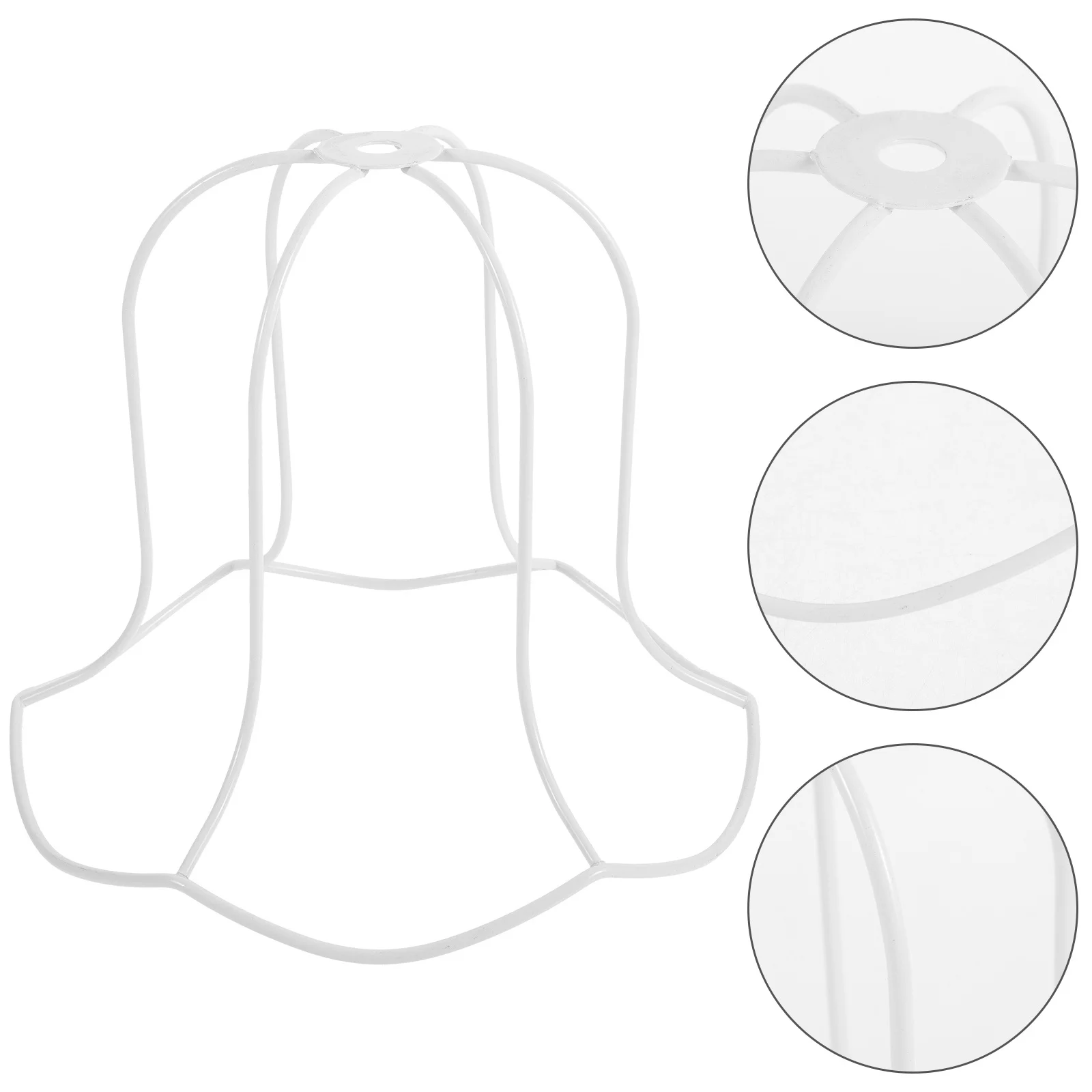 

1pcs Crystal Lamp Frame Metal Lampshade Rack For Diy Table Lamp Shade Holder Pendant Light Bulb Cage Lighting Accessories