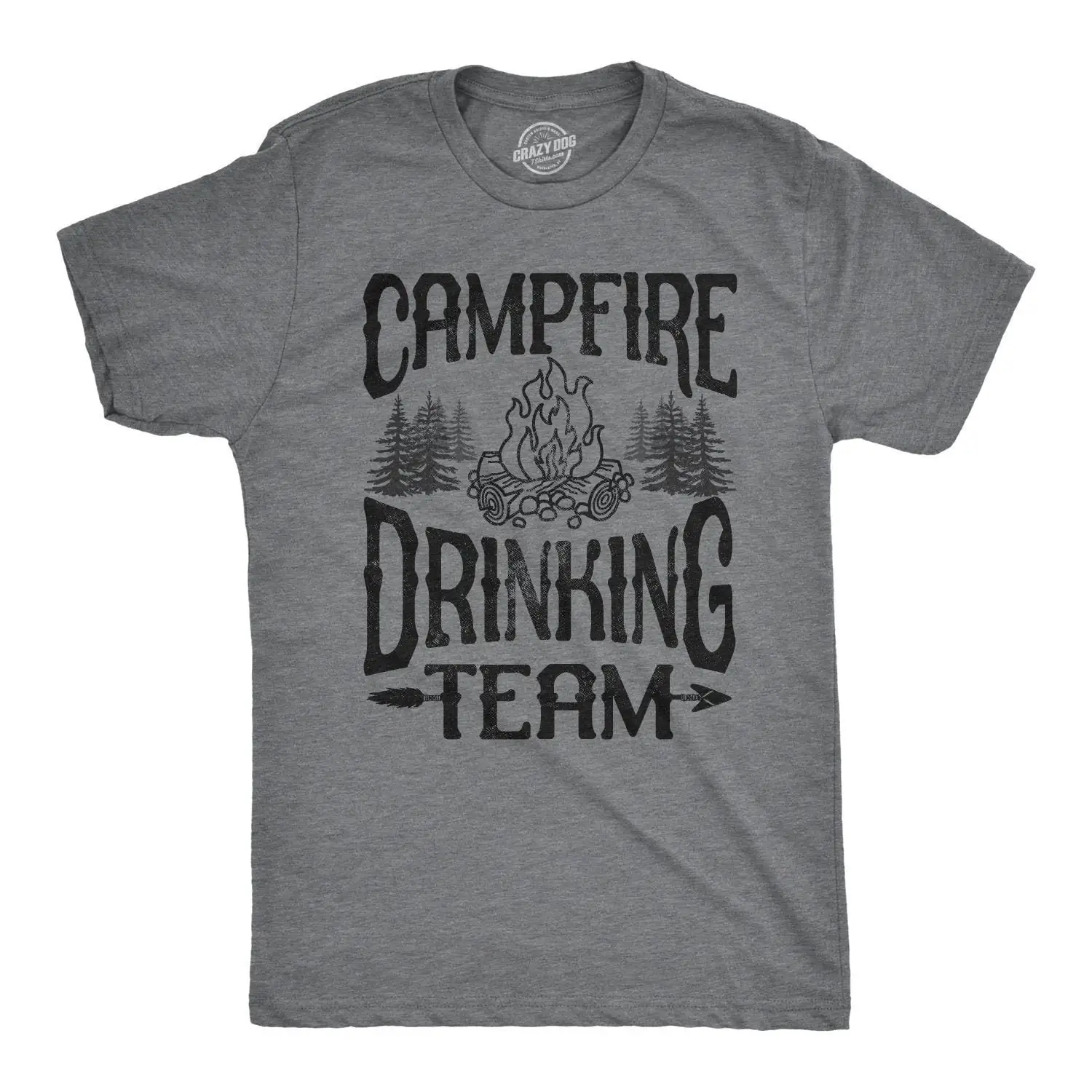 Mens Camping T Shirt Funny Summer Campfire Drinking Team Weekend Vacation Offensive Outdoors