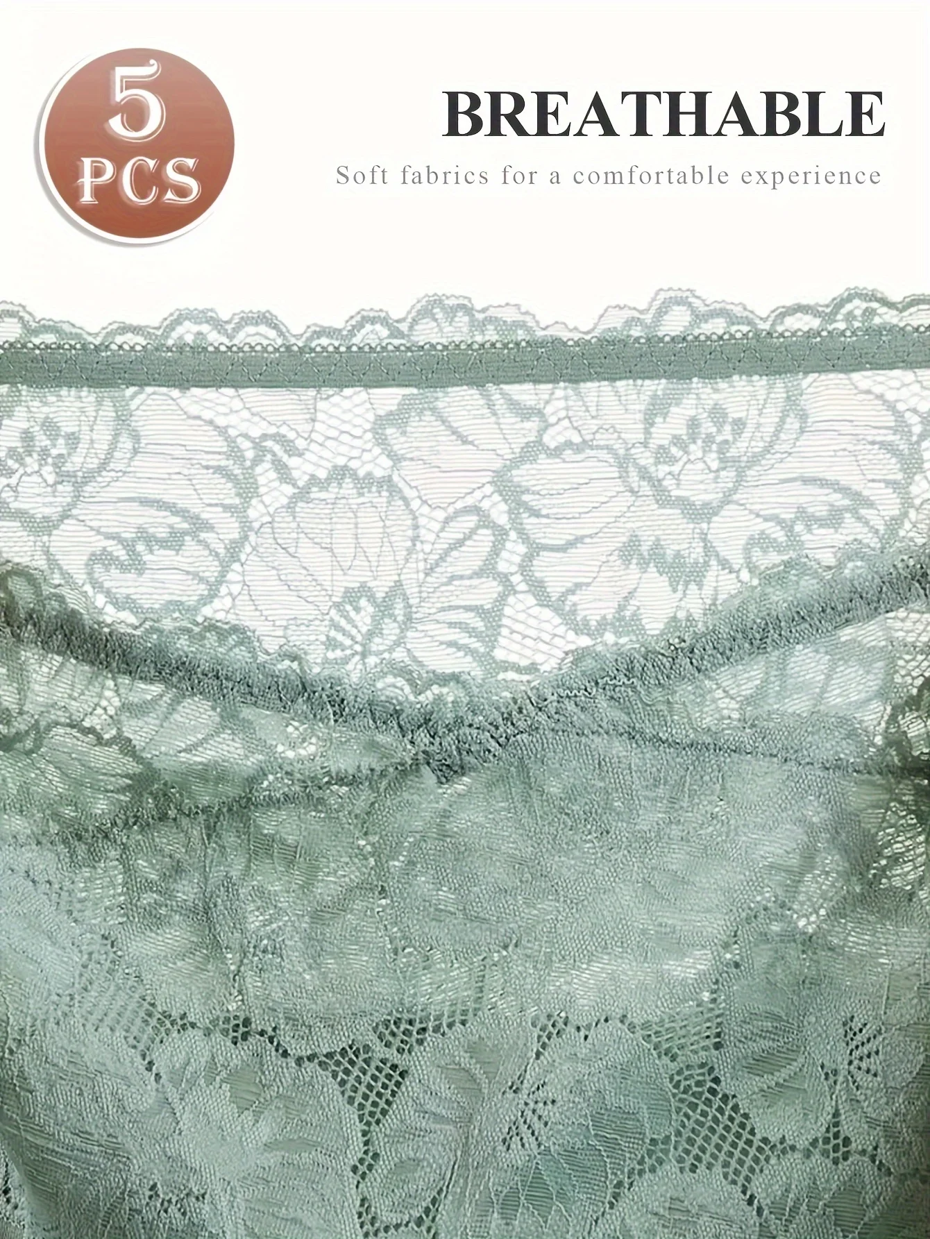 Thumbnail 4 - #1 Latest Womens Lace Trim Comfort Panties Updates