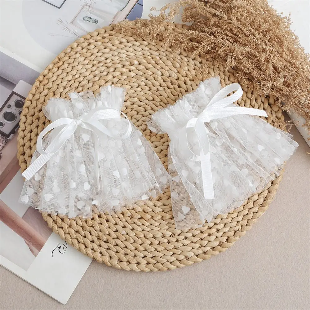 

Мягкие съемные манжеты для рукавов в стиле DIY, черные/белые, кружевные, имитация рукавов, аксессуар для костюма в стиле Лолита