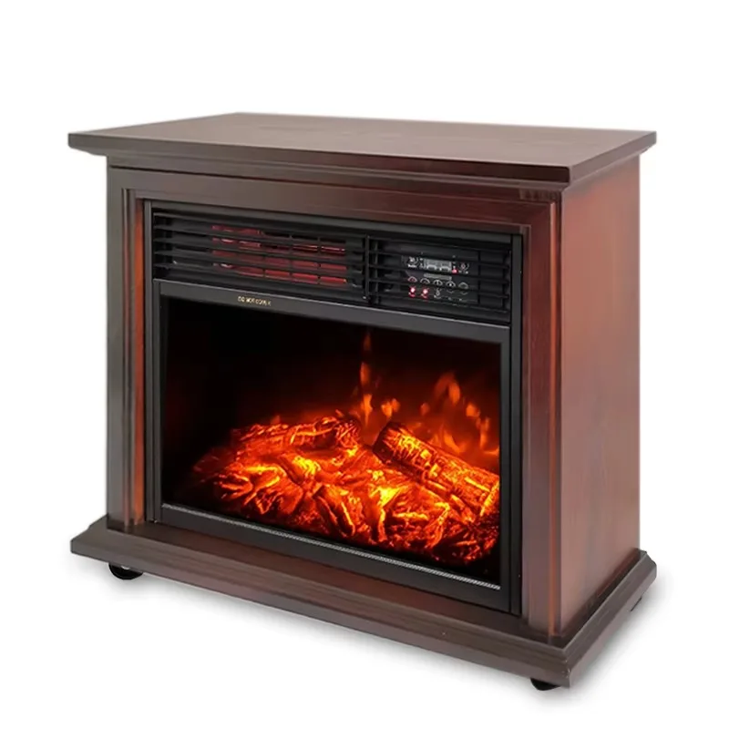 Insert Electric Fireplace (With Mantel)