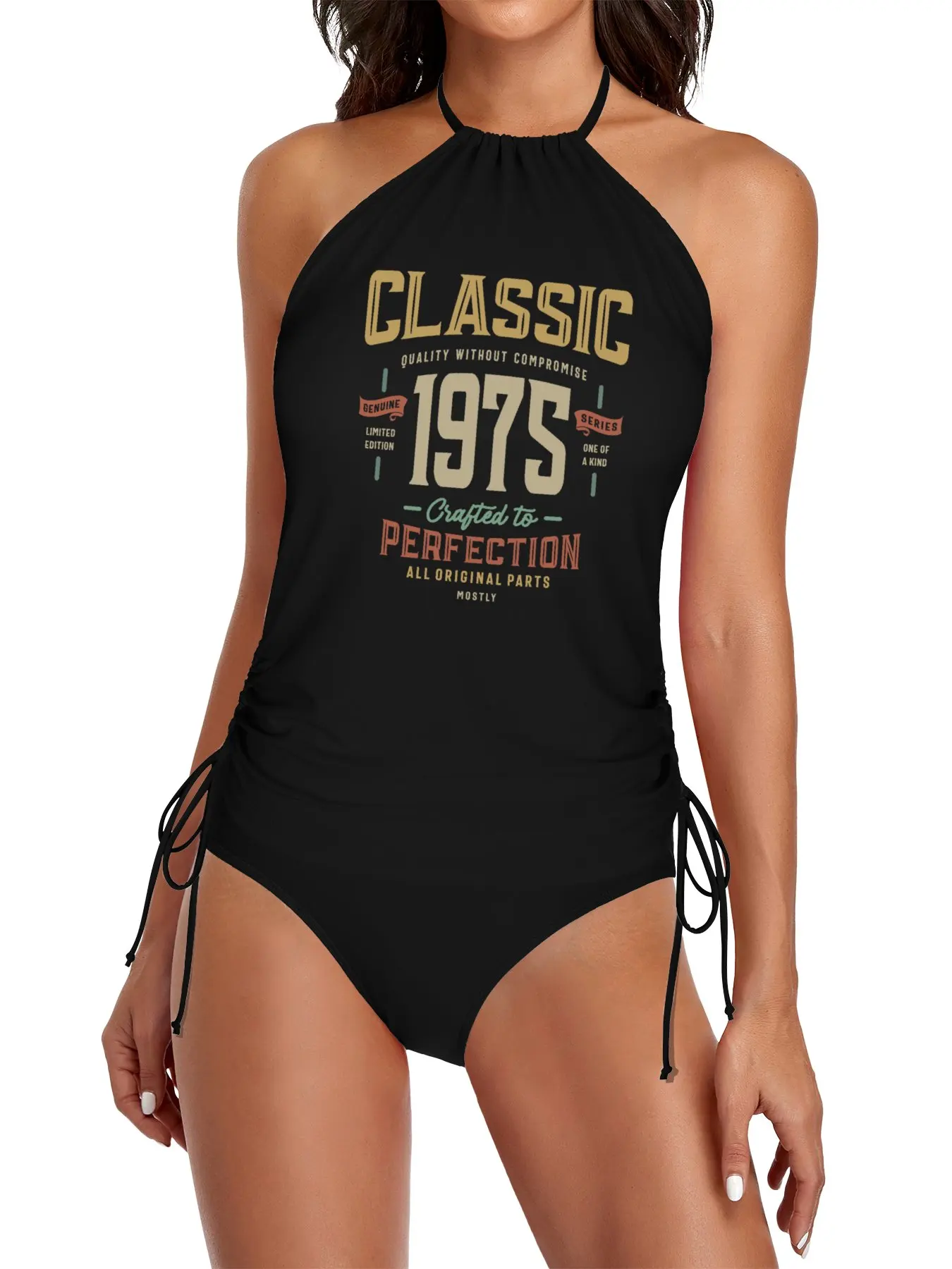 

1975 Birthday 48 Years Old Split Swimsuit Set Women beachwear Women's two piece swimsuit women's beach bikini