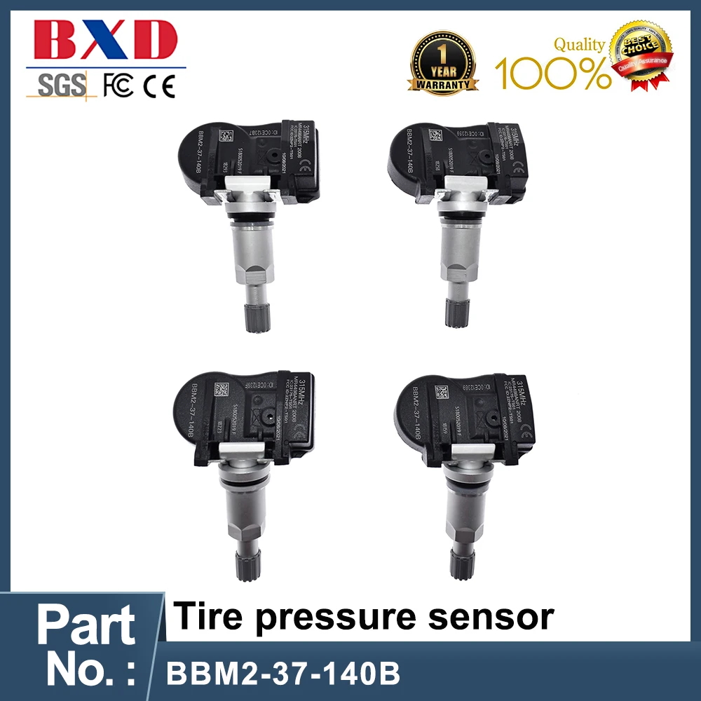 

1/4/8PCS BBM2-37-140B TPMS Tire Pressure Monitor Sensor System 315Mhz for Mazda CX-3 CX-5 CX-7 CX-9 RX8 Auto Accessories