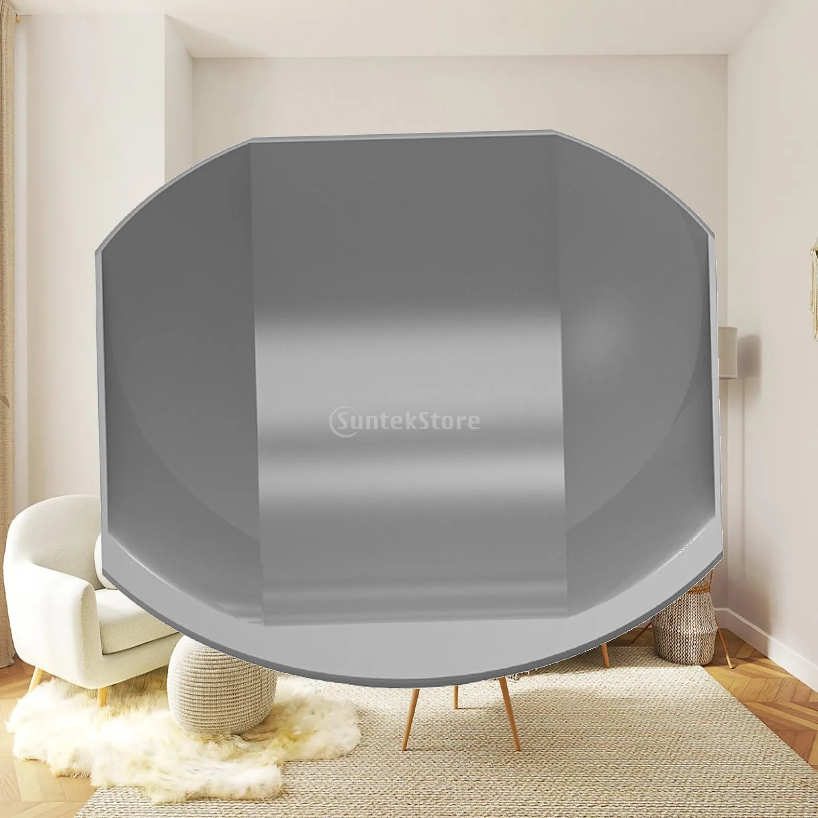 Durable Plastic Litter Tray for Auto Cat Litter Box Selfcleaning Repair Component Gray 49x42x14
