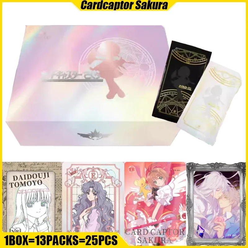 KAKA Cardcaptor Sakura karty Starry Night szkło Anime karty kolekcjonerskie tajemnicze pudełka gry planszowe zabawki urodziny prezenty dla dzieci