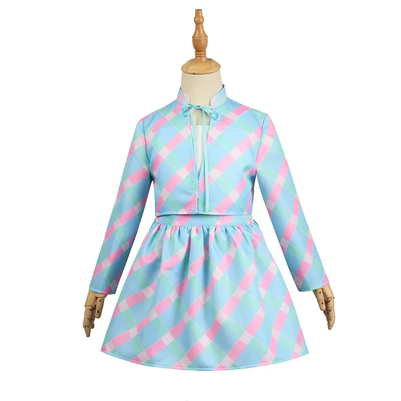 Margot Robbie Cosplay Kostüm blaues Kleid für Mädchen Lolita Uniform Halloween Party