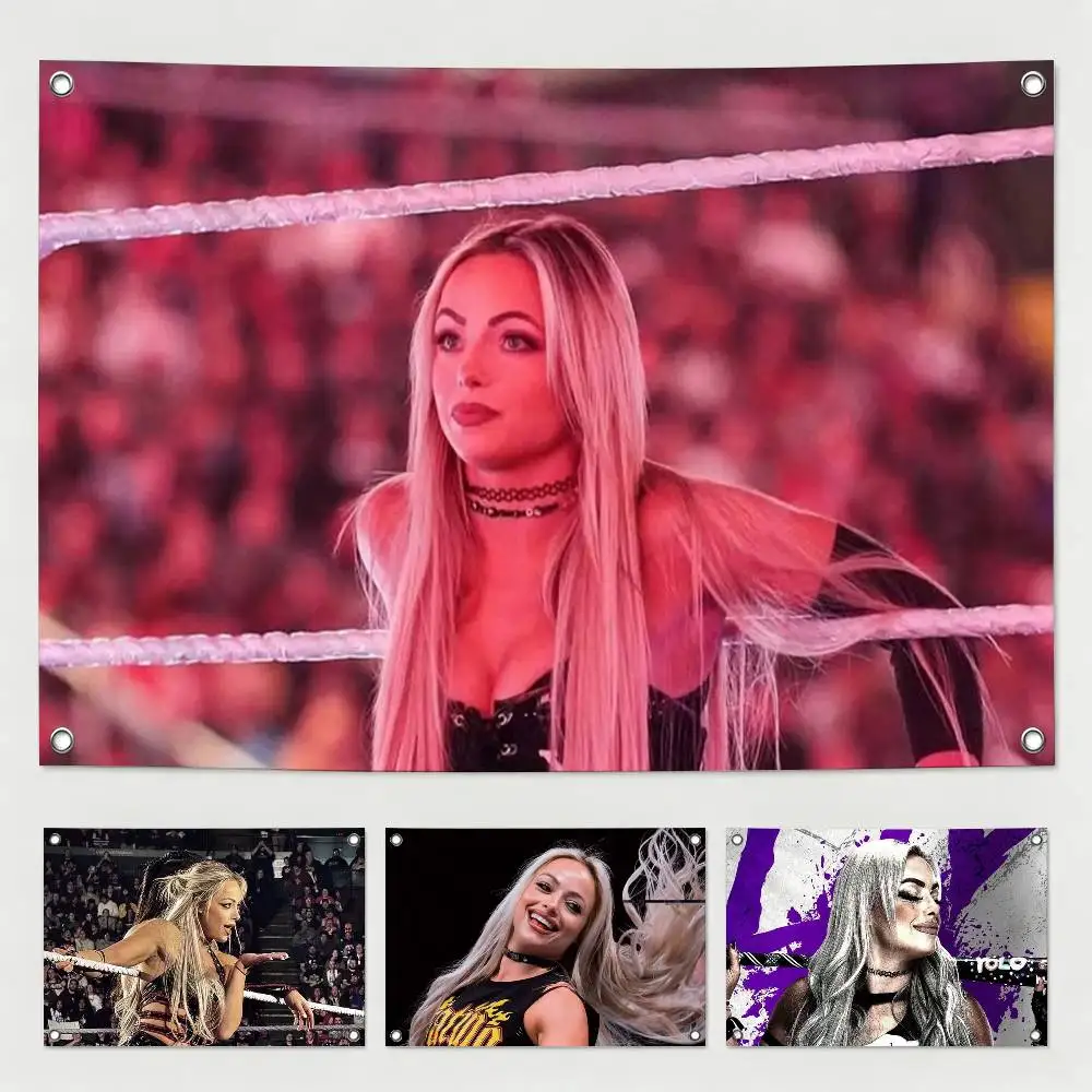 Wrestler L-Liv Morgan  Flags for Bedrooms Home Decor Items Outdoor Decors Garage Decoration Flaga