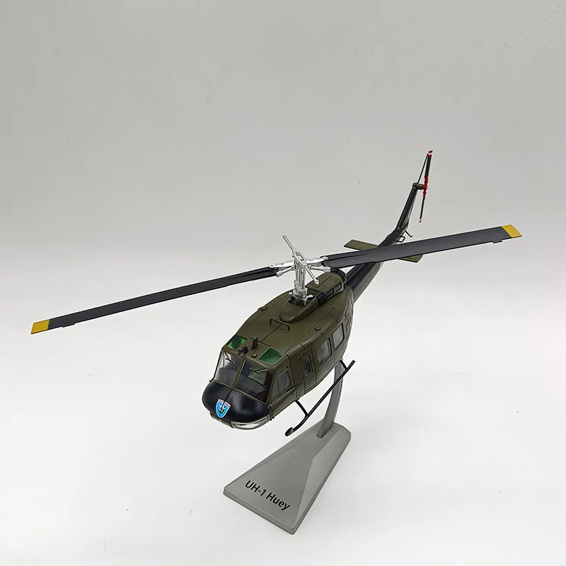 

1/48 Scale AF1 US Army UH-1H Huey General Service Helicopter 17501 Alloy Die Cast Militarized Combat Aircraft Model Toy Gifts