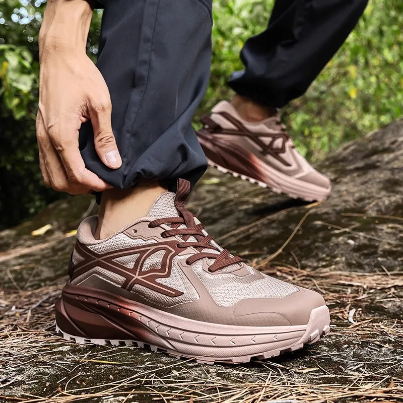 

Original brand new luxury hiking shoes, large-sized walking running shoes, designer wide-foot hiking sports shoes