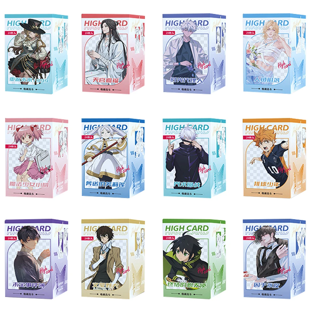 

Multiple Anime and Games Collect High Cards Classic Popular Works Double Sided Pattern Design Character Portrait Cards Kids Gift