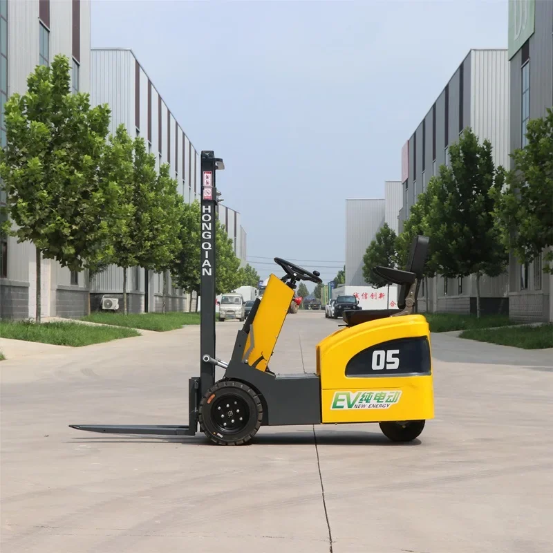 China New hydraulic truck small fork lift 0.5 ton mini electric forklift