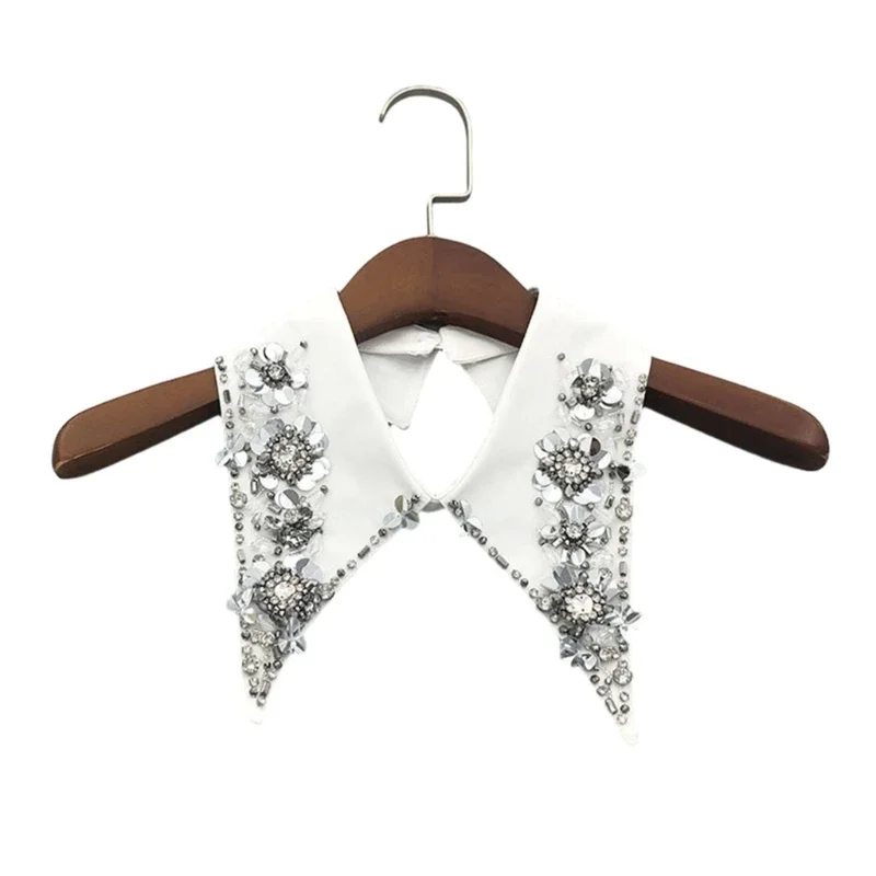 Collar Shawl Encrusted Jeweled Shawl for Cheongsam Qipao Women Collar