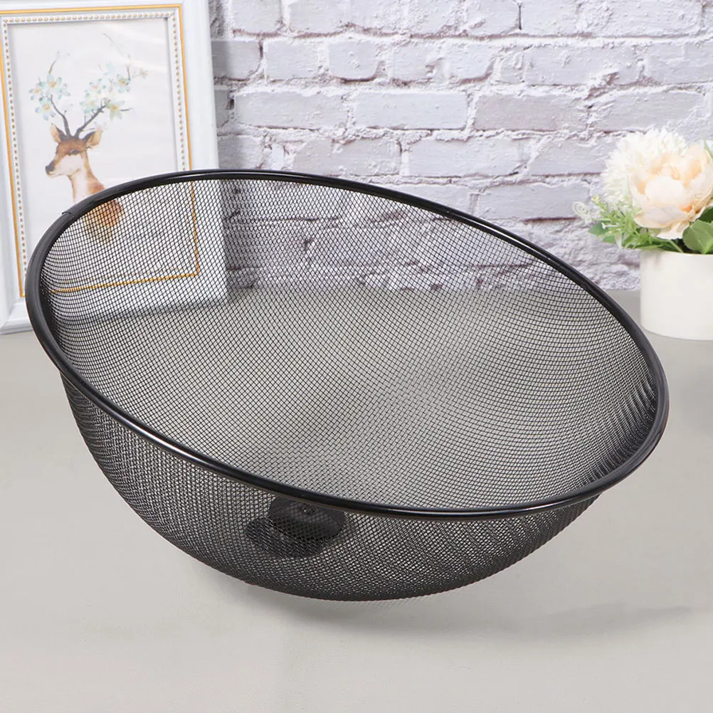 

6pcs Black Covers Dinner Food Tent Table Outdoor Camping Picnics Iron Kitchen Mesh Food Covers For Outdoors Barware Set
