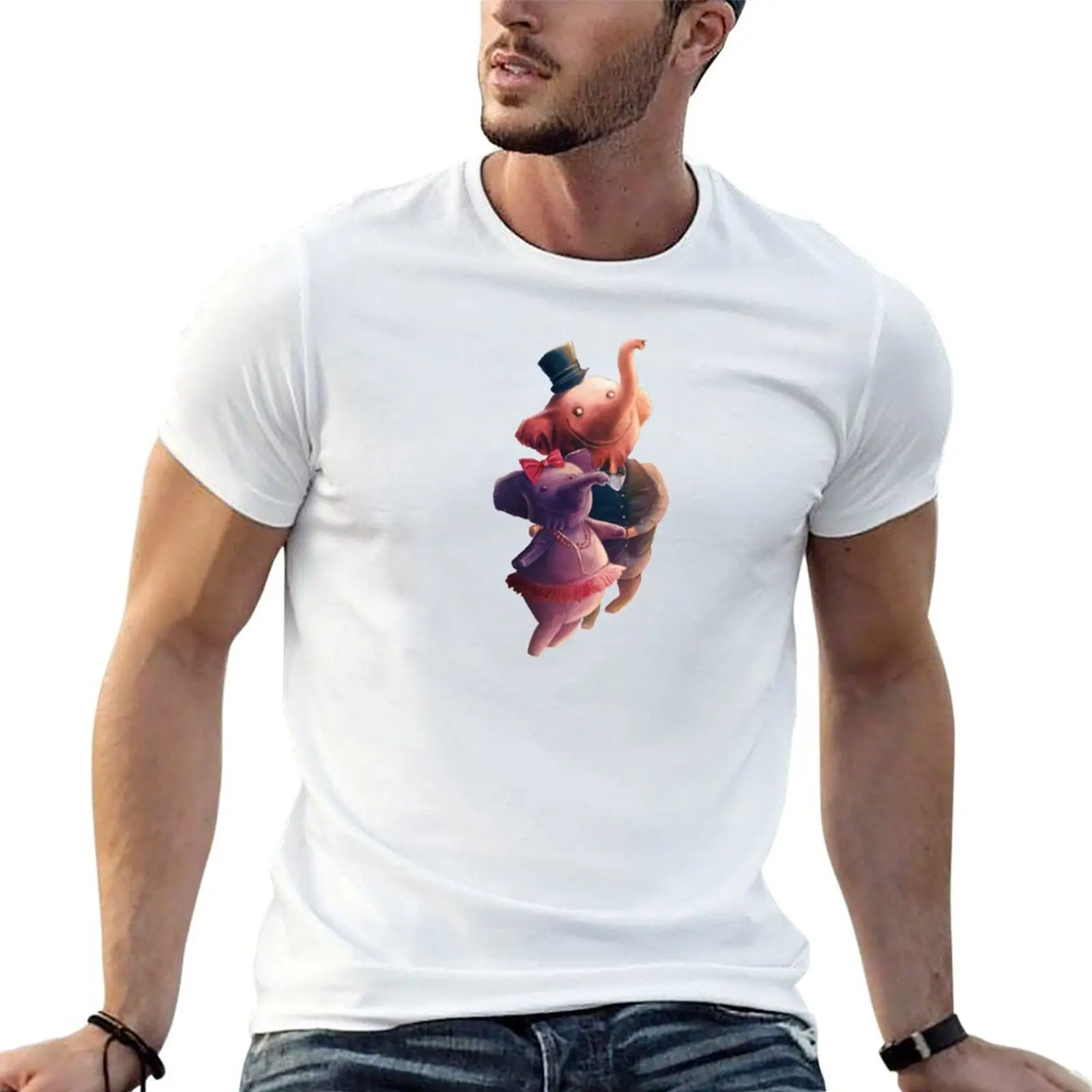 

Heffalumps and Woozles T-Shirt man t shirts graphic funny t shirts cotton t shirt man plain T-shirt