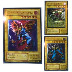 3 sztuk/zestaw YU GI OH DIY domowej roboty szorstki Flash UTR przeklęta czaszka Anime kolekcja karty do gry karcianej zabawka dla dzieci prezent