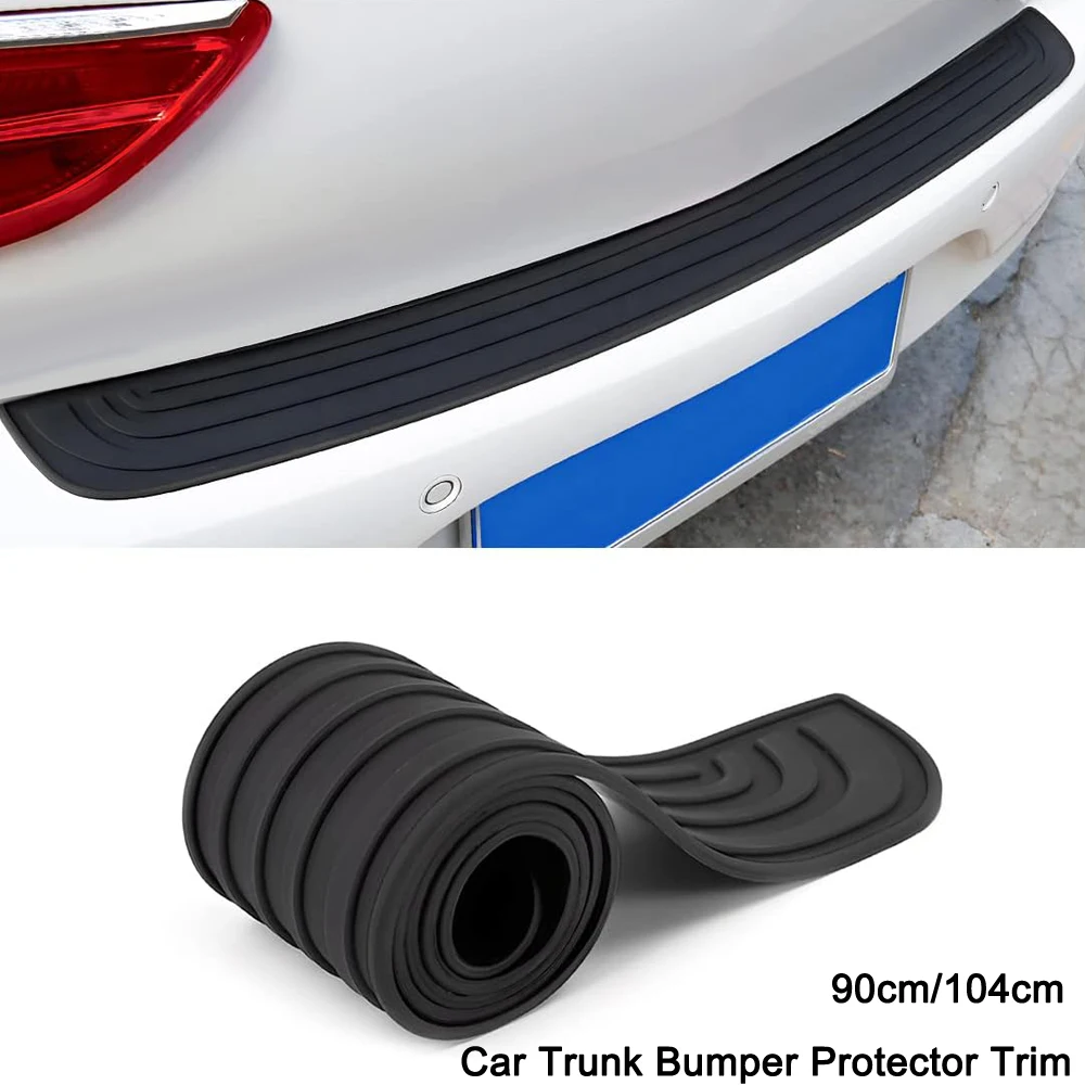

90 см/104 см багажник автомобиля, защита порога, защита заднего бампера, резиновые молдинги, накладка, накладка, полоса, автомобильные аксессуары