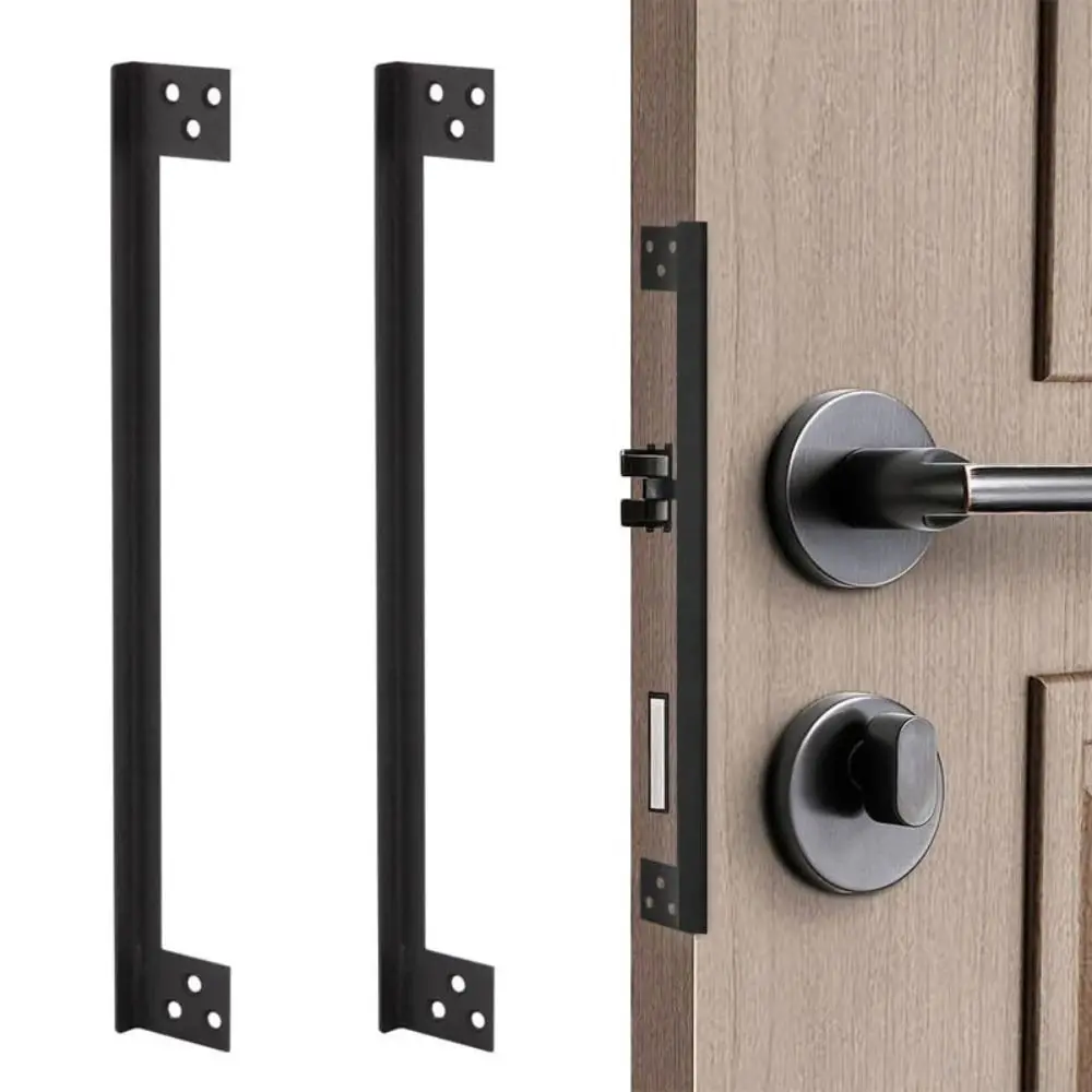 

Universal L-Shaped Door Locks Shield Plate Reversible Rustproof Outswing Angle Cover Corrosion Resistant Stainless Steel