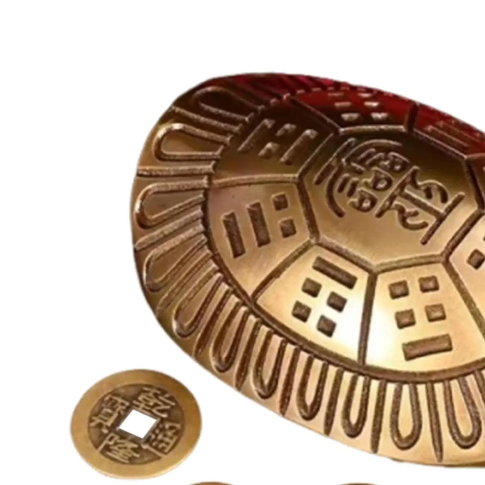 Turtle Shell Statue Artwork Copper Ornaments for Farmhouse Study Room Office
