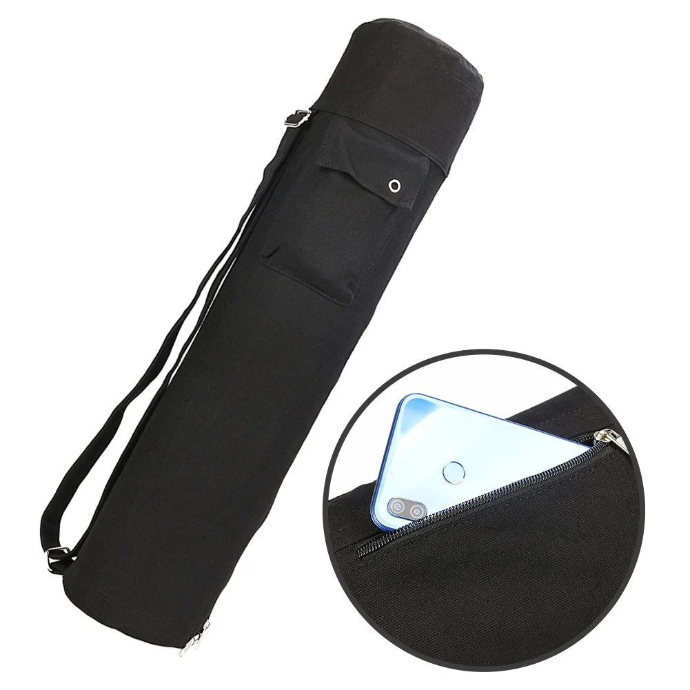 Large Yoga Mat Storage Bag Mat Carriers Bags With Bottle Pocket Adjustable Strap Yoga Mat Storage Bag Fitness Accessories