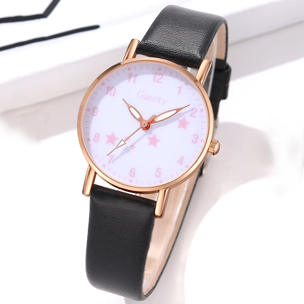 1PCS GAIETY Minimalist Style Dial Watch For Couples Casual Fashion Quartz Watch Is The Perfect Gift For Her